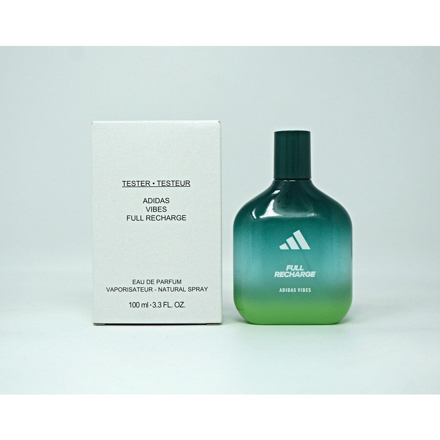 Adidas Vibes Full Recharge EDP - Unisex Aromatic Fougere Fragrance 3.3oz