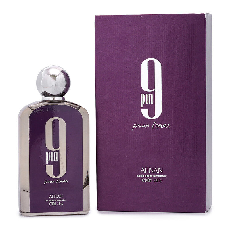 Afnan 9PM Pour Femme EDP for Women | Evening Fragrance 3.4oz