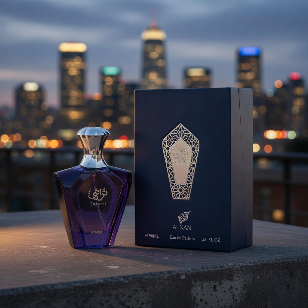 Afnan Turathi Blue EDP for Men - Aromatic Aquatic Cologne lifestyle