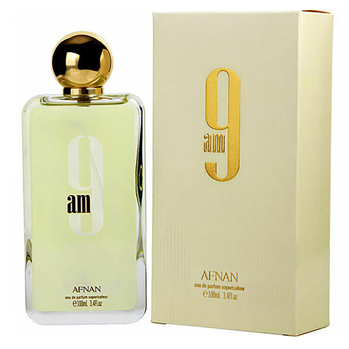 Afnan 9AM Eau de Parfum for Women - Floral Fruity Fragrance 3.4oz