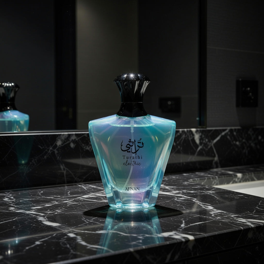 Afnan Turathi Electric EDP for Men - Fresh Citrus Fragrance lifestyle